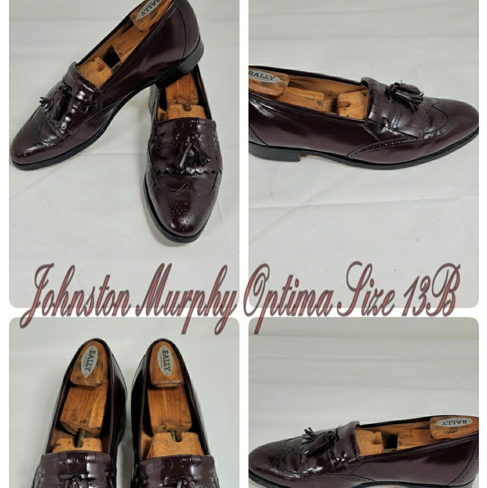 Johnston Murphy Optima Wingtip Size 13b